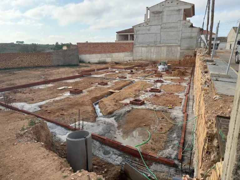Cimentación de obra